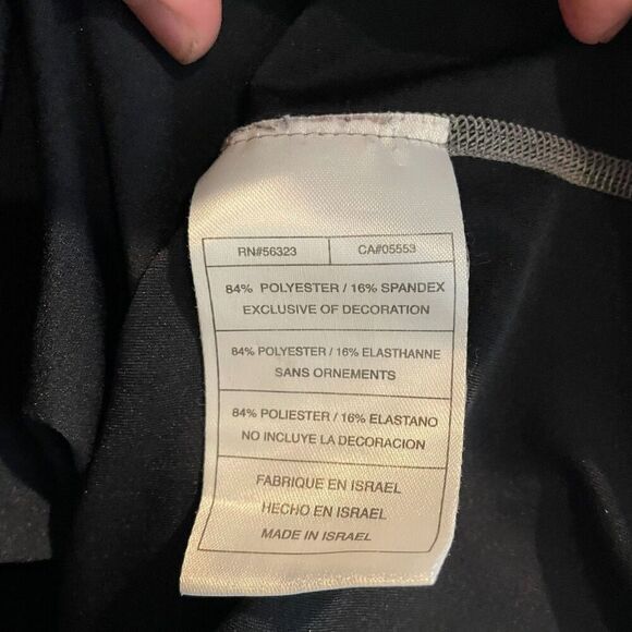 Nike Team Pro Combat Men Black Dri Fit Compression Top Stretch Long Sleeve - Picture 6 of 7